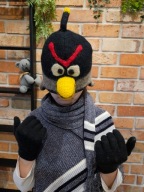 zestaw Angry Birds czapka wełna, szalik rękawiczki