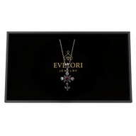 Naszyjnik KRZYŻ Czerwony Sztylet Wampir Wiktoriański Prezent