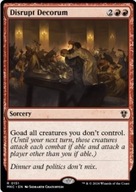 MTG Disrupt Decorum MKC Rare