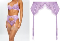 Śliczny markowy pas do pończoch lawenda ANN SUMMERS The Harmonia EUR 38-40