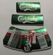 ETYKIETA PIWO BROWAR CARLSBERG OKOCIM + DWIE MAŁE ETYKIETY MUNDIAL 2018