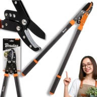 SEKATOR DO GAŁĘZI KRZEWÓW RĘCZNY OGRODOWY DWURĘCZNY SOLIDNY Z PRZEKŁADNIĄ