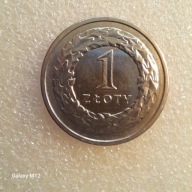 1 zł złotych nominał 1990, piękna, rzadka.
