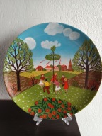 PORCELANOWY KOLEKCJONERSKI TALERZ FURSTENBERG