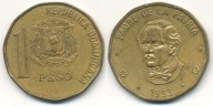 Dominikana 1 Peso - 1993r ... Monety