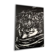 Berserk Guts Manga Foto-obraz 3D Druk Dekoracja Ścienna Salon Pokój Prezent