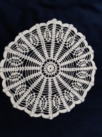Koronkowa serweta koronka śr 32 cm