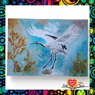 Sztuka Więzienna - Obraz akrylowy "Żuraw"