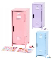 SKARBONKA MINI SEJF SZAFKA SZKOLNA na Kłódkę z Naklejkami 27,5x10,5 cm