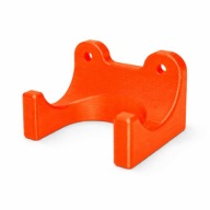Uchwyt hak pomarańczowy na narzędzia ogrodowe ścienny solidny PLA 6x3,5 cm