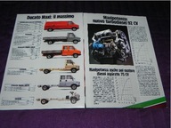 Fiat Ducato Maxi 1986 prospekt folder katalog broszura