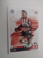 Karta topps matach autograf PSV Eindhoven Guus Til Europa League