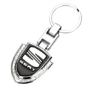 BRELOK BRELOCZEK do kluczy zawieszka SEAT czarny