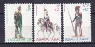BELGIA** Mundury, czasy napoleońskie Mi 2160-62