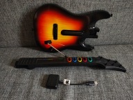 GITARA + DONGLE GUITAR HERO WORLD TOUR PLAYSTATION 3 ROCK BAND BAND HERO