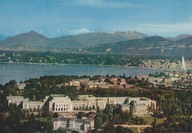 SZWAJCARIA - GENEWA - GENEVE - PAŁAC NARODÓW - SIEDZIBA ONZ - Z LOTU PTAKA