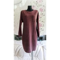 WIZYTOWA WESELE SUKIENKA BORDOWA BŁYSZCZĄCA BŁYSK SYLWESTRA SYLWESTROWA