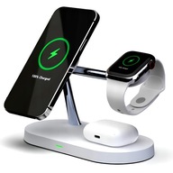 ŁADOWARKA INDUKCYJNA 3W1 DO IPHONA BEZPRZEWODOWA MAGNETYCZNA