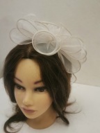 FASCYNATOR KAPELUSZ ANGIELSKI STROIK ASCOT KOKARDA