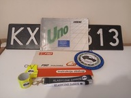 Klasyczny zestaw gadzetów- książki, czarna tablica kolekcjonerska, odblask