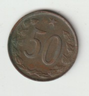 Czechoslowacja 50 Halerzy 1971 ladny stan