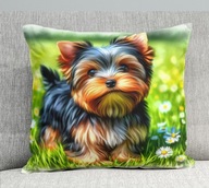 Poduszka 40/40cm Yorkshire Terrier, York Yorkuś