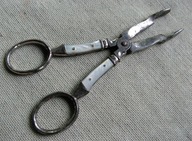 100-letnie SZCZYPCE do KOSTEK CUKRU z MACICA PERŁOWA do Głowa CUKRU ... !!!