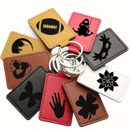 Breloczek z grawerem skórzany - Idealny Prezent na Dzień Ojca Taty