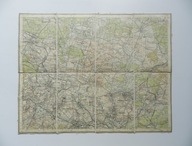 KATOWICE, BYTOM, TARNOWSKIE GÓRY - ORYGINALNA SZTABÓWKA WP WIG, MAPNIK 1939