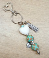 Brelok do kluczy Serduszko zawieszka 6423 Oliwia Kurowska, Kuba Kurowski