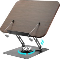 DREWNIANY STOJAK NA KSIĄŻKĘ – MAŁY TRÓJKĄTNY REGAŁ DO CZYTANIA PREMIUM 360