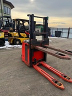 paleciak elektryczny z masztem LINDE D12AP podnoszenie 2m 4100mtg 2017