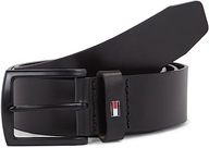 Pasek czarny Tommy New Denton Belt 3.5 (100 cm) AM0AM04355 Hilfiger