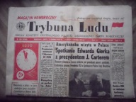 TRYBUNA LUDU 31.12.77-1.01.78-PREZ.CARTER W POLSCE