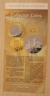 FOLDER NBP 2 ZŁ, 2 x 10 i 200 ZŁOTYCH 2004 ATENY - JĘZYK ANGIELSKI