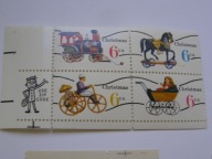 USA - zabawki - Boże Narodzenie 1970 - Mi. 1017-20 V ** czwórka - OPIS !!