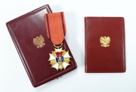 Zestaw Orderu Sztandaru Pracy RP I klasy dla członka KC PZPR