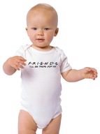 Body dziecięce Friends białe rozmiar 86