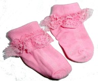 SKARPETY SKARPETKI KORONKOWA FALBANKA J NOWE