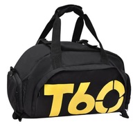 Torba sportowa na siłownię, trening, fitness T60 czarna