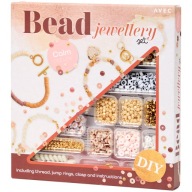 Zestaw Koralików do Robienia Biżuterii Bransoletek Charmsy Literki