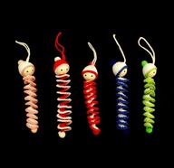 Zawieszka ozdoba szydełkowa na choinkę 12cm (Z225)