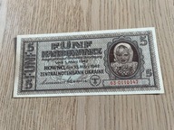 Ukraina - 5 karbowaniec - 1942 - UNC-