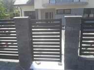 furtka palisada panel nowoczesne wyp 8Ox2O ocynk