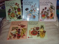 KUCHNIE ŚWIATA 5 części Włochy, Afryka, Meksyk, Indie, Japonia