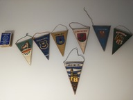 zestaw starych proporczyków SANDOMIERZ 7 sztuk