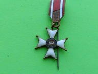 Oryg MINIATURA MEDALU POLONIA RESTITVTA - 1944 -Szpilka
