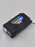 Akumulatorowa Mini latarka LED+COB -Brelok Mocna 750lm magnes Lampa Robocza