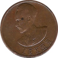 Abisynia 5 Santim 1943 cesarz Haile Selassie I - Cesarstwo Etiopii