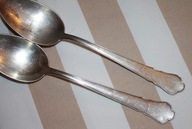 ŁYŻKI** 2 SZTUKI**POSREBRZANE **